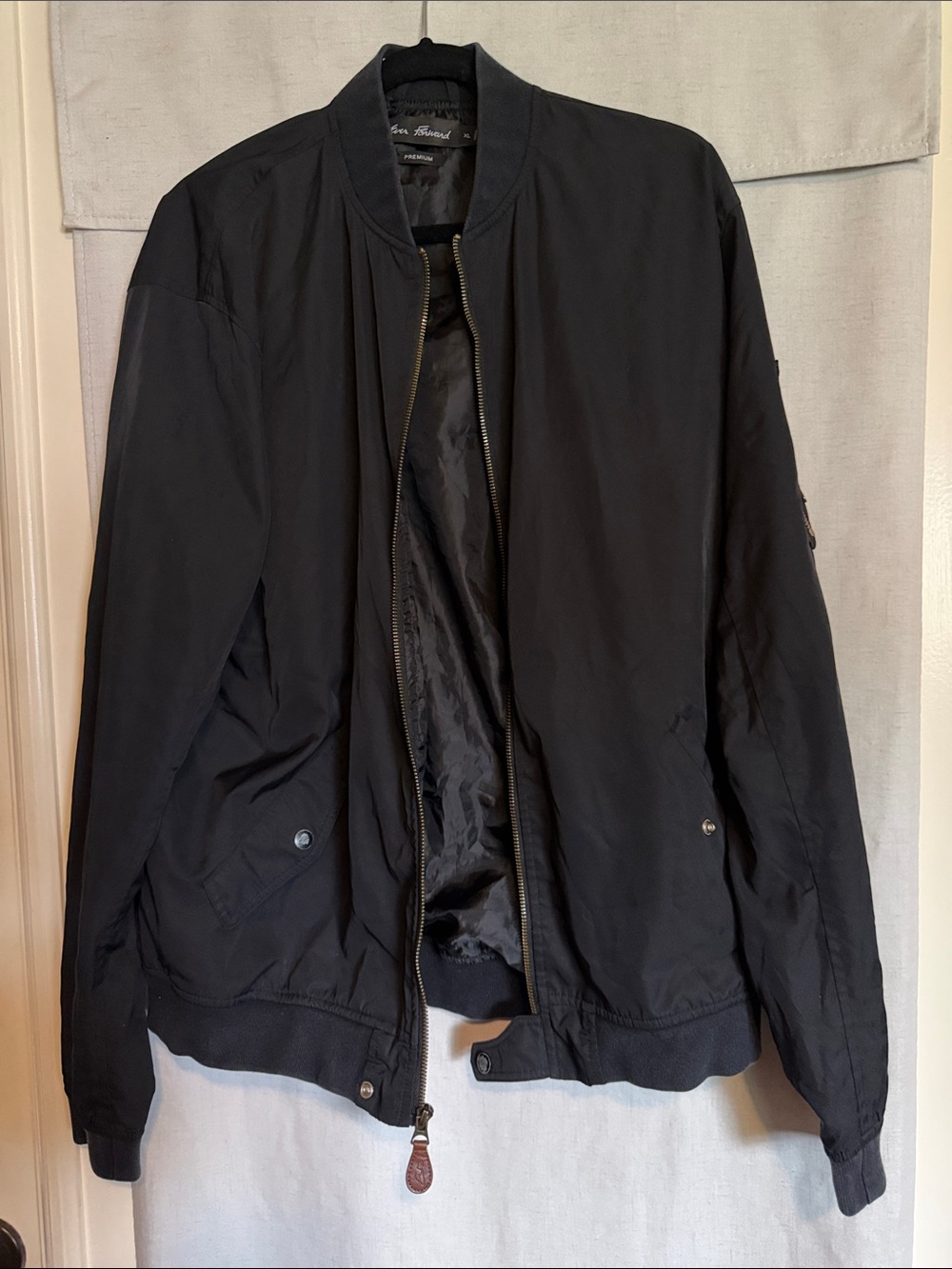 Men's Black Lightweight Bomber Jacket by Ben Sherman